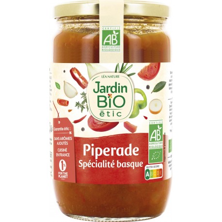 Jardin Bio Piperade Spécialité basque 650g