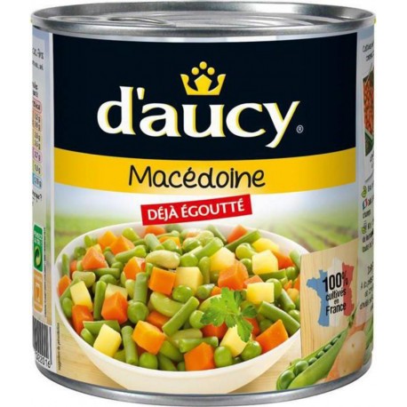 D'aucy Macédoine Déjà Egouttée 290g (lot de 10)