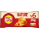 LAY'S CHIPS NATURE SACHETS INDIVIDUELS 6x25g 150G