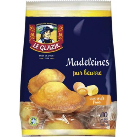 Le Glazik Madeleines pur beurre x10 280g