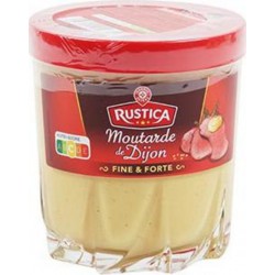 Rustica Moutarde de Dijon fine et forte verre whisky 280g