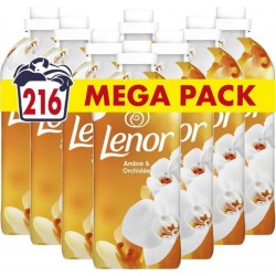 LENOR LA COLLECTION ADOUCISSANT AMBRE & ORCHIDEE MEGA PACK x216 4536ml