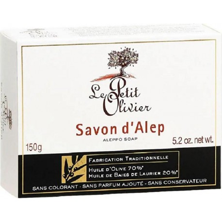 Le Petit Olivier SAVON d’ALEP 70% Huile d’Olive 150g