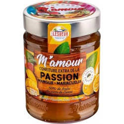 M'AMOUR CONFITURE EXTRA Passion Mangue Maracudja 325g