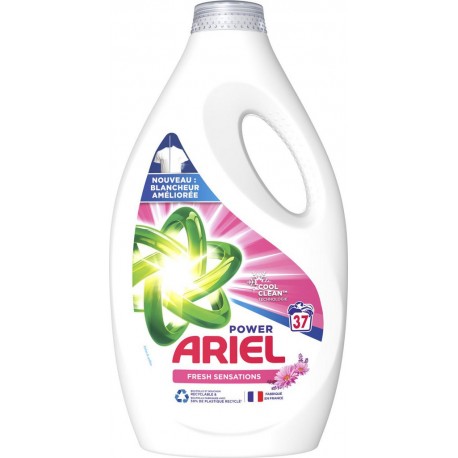 ARIEL POWER LESSIVE LIQUIDE Fresh Sensations x37 1850ml