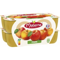 Materne Compotes de Pomme 16x100g 1.6Kg