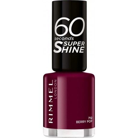 RIMMEL 60 SECONDS SUPER SHINE COLOUR BLOCK BERRY POP 1CT