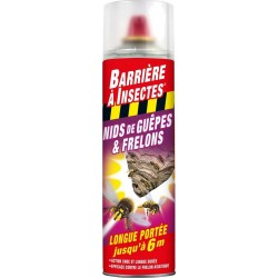 ALGOFLASH BARRIERE A INSECTES INSECTICIDE BOMBE 500ML 1CT INTERIEUR ET EXTERIEUR AEROSOL GUEPES ET FRELONS