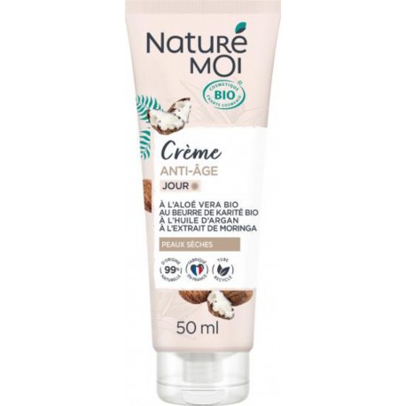 NATURE MOI SOIN Crème ANTI-AGE JOUR PEAUX SECHES 50ml