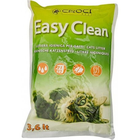 Clean Litiere De Silice Pour Chat Easy 3,6l l'unité de 1.0Kg