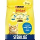 FRISKIES Croquettes pour chat stérilisé au saumon, thon et aux légumes 3Kg