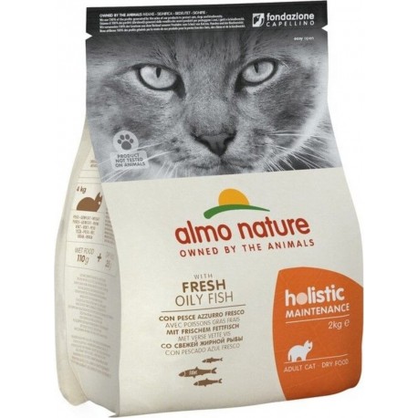 NC Croquettes Almo Nature Chat Holistic Adulte Poisson Riz 12Kg