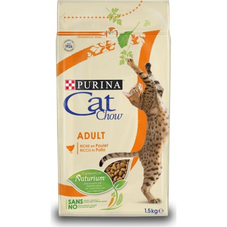 Purina Croquettes Cat Chow Chat Adulte Poulet 10Kg