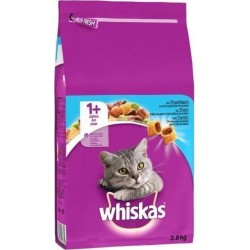 Whiskas Croquettes Au Thon Pour Chat Adulte 3,8Kg X3