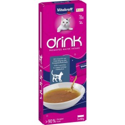 VITAKRAFT Snack liquide poulet et huile de saumon 5 sachet de 30g