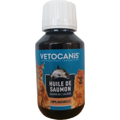 VETOCANIS Huile de saumon 100ml