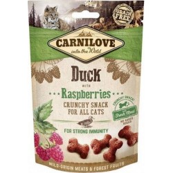 Canard Carnilove Friandises Sans Céréale Pour Chat Crunchy l'unité de 0.05Kg