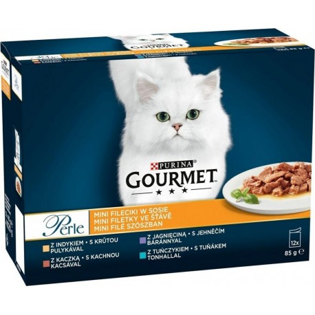 Purina Aliments Pour Chat Gourmet Perle Thon Dinde Agneau Canard