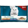 X G Aliments Pour Chat Purina Gourmet Thon Agneau Canard 4 X 85g