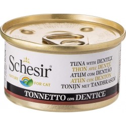 Patee Pour Chat En Gelée Schesir Boite 85g Thon Dente 85g