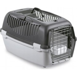 NC Cage De Transport Zolux Gulliver 3 Delux Top Free Gris Métal Plastique