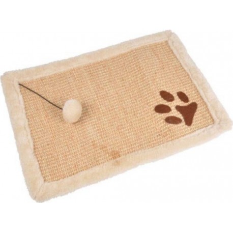 NC Griffoir Avec Jouet Pour Chat tapis 48cm Naturel