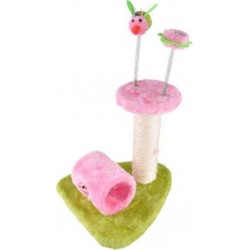 NC Arbre À Chat Avec Jouets 1 Plateforme 43cm Rose