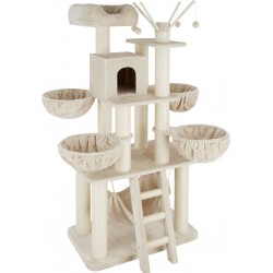 Arbre À Chat Griffoir Escalade 195 Cm Beige/blanc