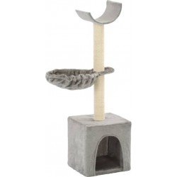 NC Arbre À Chat Avec Griffoirs En Sisal 105 Cm Gris Vidaxl