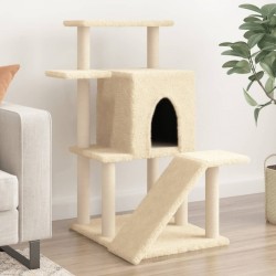 NC Arbre À Chat Avec Griffoirs En Sisal Crème 97 Cm Vidaxl