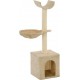 NC Arbre À Chat Avec Griffoirs En Sisal 105 Cm Beige Vidaxl