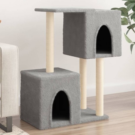 Clair Arbre À Chat Avec Griffoirs En Sisal Gris 86 Cm Vidaxl