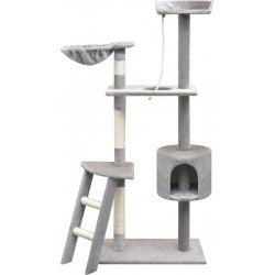 NC Arbre À Chat Avec Griffoirs En Sisal 150 Cm Gris Vidaxl