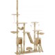 NC Arbre À Chat Avec Griffoirs En Sisal 230-250 Cm Beige Vidaxl