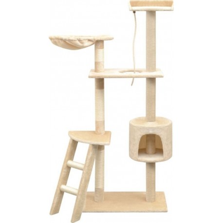 NC Arbre À Chat Avec Griffoirs En Sisal 150 Cm Beige Vidaxl