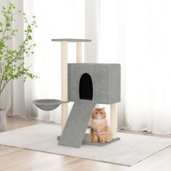 Clair Arbre À Chat Avec Griffoirs En Sisal Gris 96 Cm Vidaxl