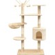 NC Arbre À Chat Avec Griffoirs En Sisal 125 Cm Beige Vidaxl