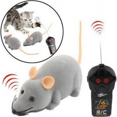 Mini Souris Télécommandée Grise Jeu Électronique Haute Qualité Contrôleur Inclus Yoni