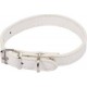 Collier Pour Chien design Uni 30cm Blanc