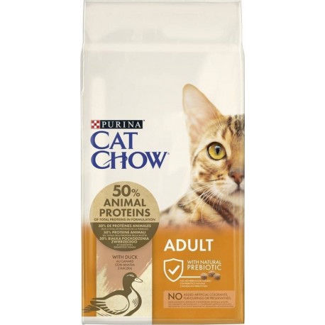 Purina Cat Chow Chat Adult Canard 10Kg l'unité de 10Kg