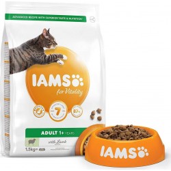 NC Croquette Iams Vitality Chat Adult Agneau 1.5Kg