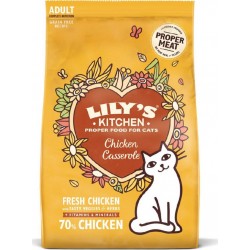 NC Lily's Kitchen Chicken Casserole Dry Food Croquette Pour Chat 2Kg Adulte Poulet, Foie, Pomme De Terre