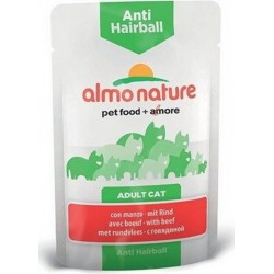 Pâtée Almo Nature Chat Fonctionnel Anti-hairball Bœuf 30 X 70g