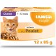 NC Sachets Iams Delights Chaton Poulet Pack 12 X 85g