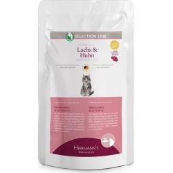 NC Pâtée Herrmann's Chat Pâtée Saumon/poulet Sachet 100g