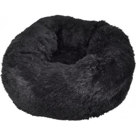 NC Coussin Rond Fluffy Noir