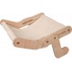 NC Hamac Pour Chats - Nap 42,5 X 47 Cm Bois Massif Surface Réversible