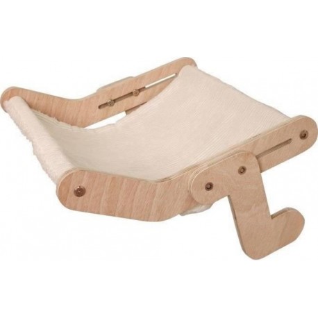 NC Hamac Pour Chats - Nap 42,5 X 47 Cm Bois Massif Surface Réversible