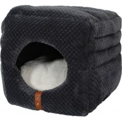 NC Cube 2 En 1 Gris Paloma 35 X 35 X 35 Cm Pour Chat Zolux