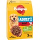 PEDIGREE Croquettes Pour Moyen Et Grand Chien Au Bœuf Et Aux Légumes 3Kg